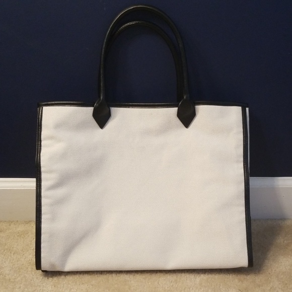 NEW Victoria's Secret Ribbon Logo City Tote - Picture 8 of 8